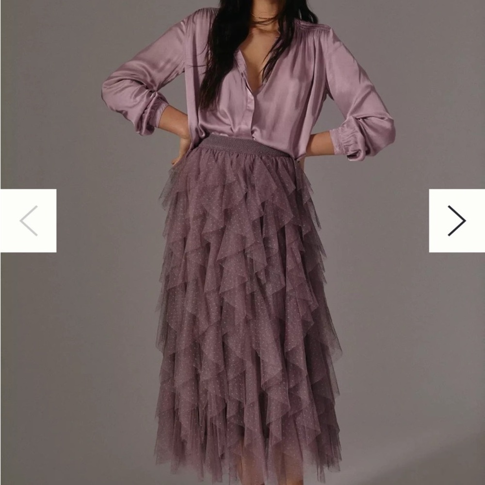 Anthropologie Tulle Maeve skirt (xxs)